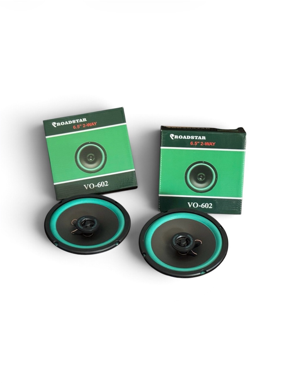 Roadstar VO-602 6.5" 2-Way Car Speakers - Green